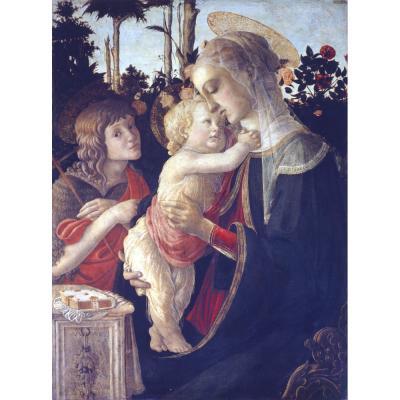 Botticelli – Virgin and Child with Young St John the Baptist